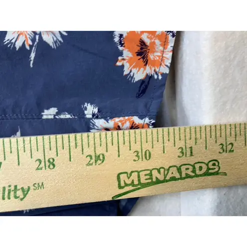 Duluth Trading Co Flex Sidewinder Printed Tunic Womens Size L Floral Long Sleeve Blue Size L