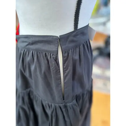 Tanya Taylor NWT Laine Black Drop Waist Sequin Floral Maxi Formal Skirt