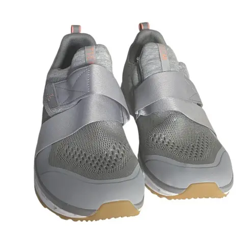 TIEM Slipstream Grey Cycling Shoes Slip On Breathable Mesh Womens Size 11.5 Gray
