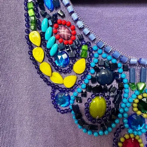 Fever purple embellished cardigan