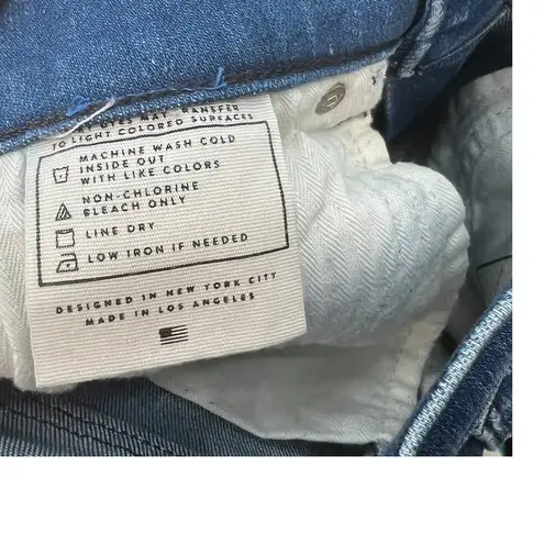 AYR Skinny Jeans Distressed Denim Stretch Medium Wash Blue Size 25 x 30