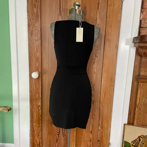 Ramy Brook NWT Shiloh Ruched Bodycon Sexy Mini Little Black Dress - Size XS