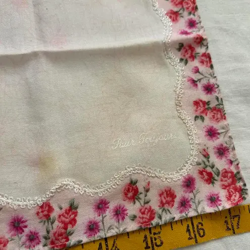 Pink floral boarder print bandana 0647
