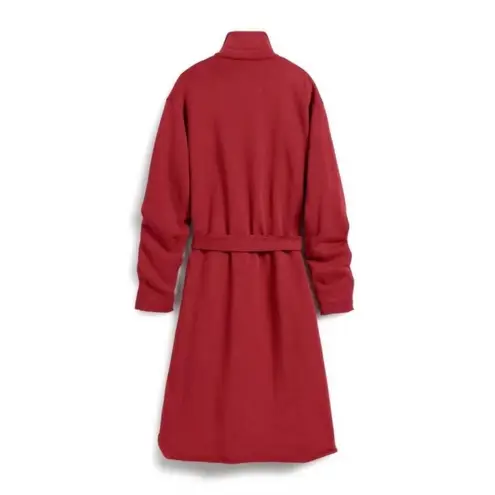 Frank & Eileen NWT Willa Triple Fleece Wrap Dress Cranberry Size Small