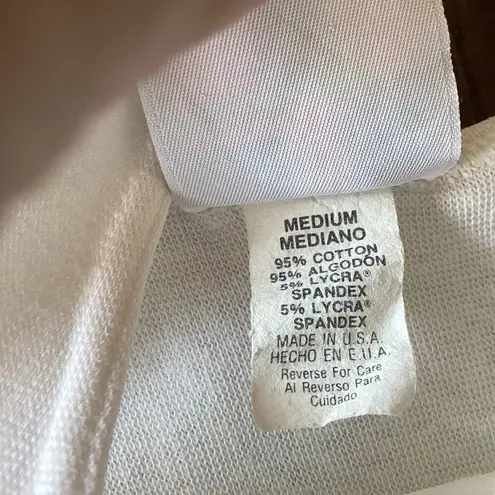 Color Trend Fashion Cropped Top White Size M