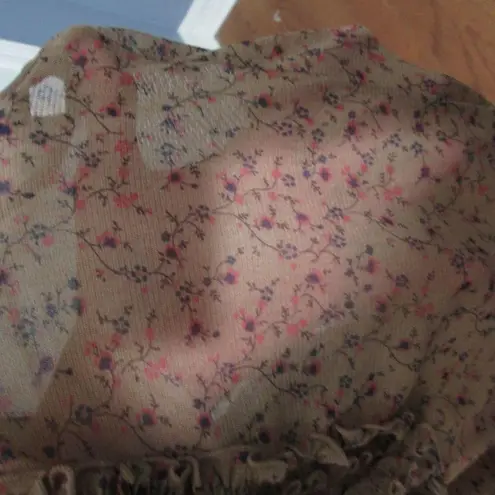 Sheer Floral BodyCon Top