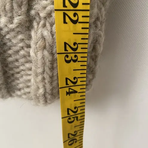 Robinson’s Pacesetter Sweater Womens Size Small 100% Wool Cardigan Hand Made Tan