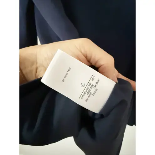 Favorite Daughter The Satin Blazer Navy Venetian Blue Medium