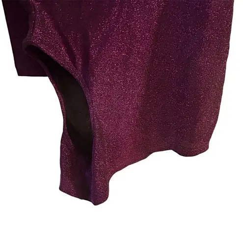 Simmi Women's Asymmetrical Cutout Mini Dress Purple Size M