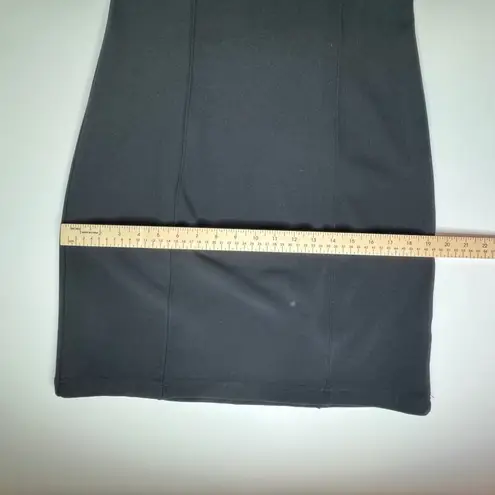 Boston Proper Black Square Neck Sheath Dress Sz Small Stretch Minimalist Career - Image 11