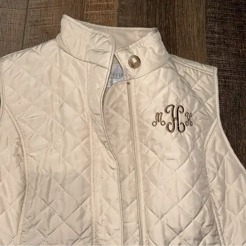 Van Heusen  Cream Vest Women’s Small thumbnail 3