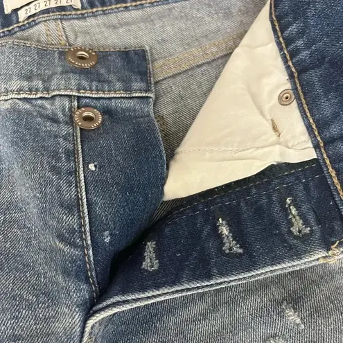 Pistola Charlie High Rise Zip Leg jean Fray Hem Cropped Erin 27 Hipster Boho