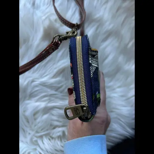 Sakroots Peace Floral Crossbody Wallet