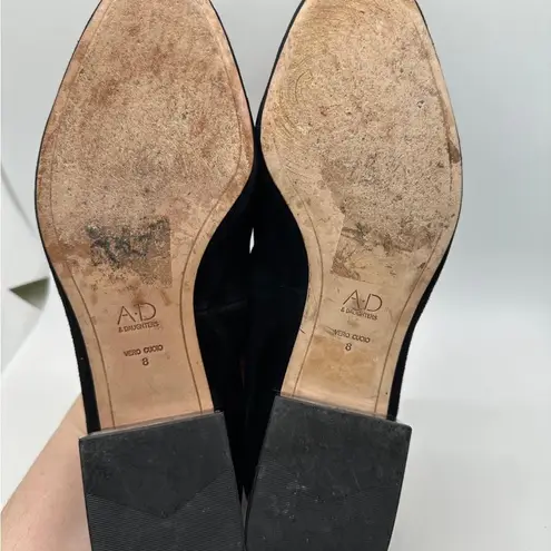 Anthropologie  AD & Daughters Calf Hair Greyan Square Toe Slip On Shoe Sz 8.0