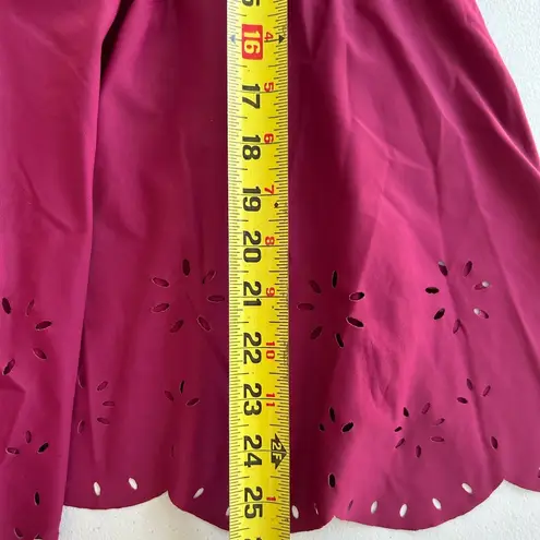 NWT!Burgundy cut out adjustable strap removable padding swim top size 14