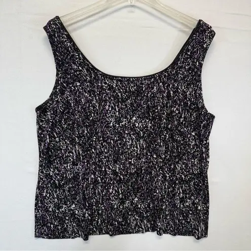 Alex Evenings Black Tank Top Scoop Neckline Women’s XL