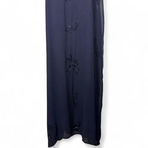 Pafilion Vintage Beaded Embroidered Maxi Slip Dress – Size L Vintage Y2K 90s Size L