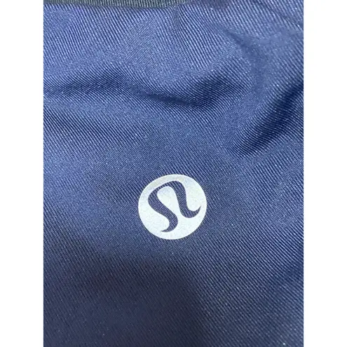 Lululemon Navy Blue Sleeveless Crossback Straps Sports Bra Crop Tank Top 36D Size undefined