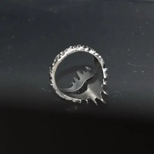 Medieval Ring with Stalagmites Silver