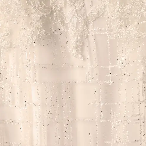 LULU’S Wonderstruck White Glitter Lace