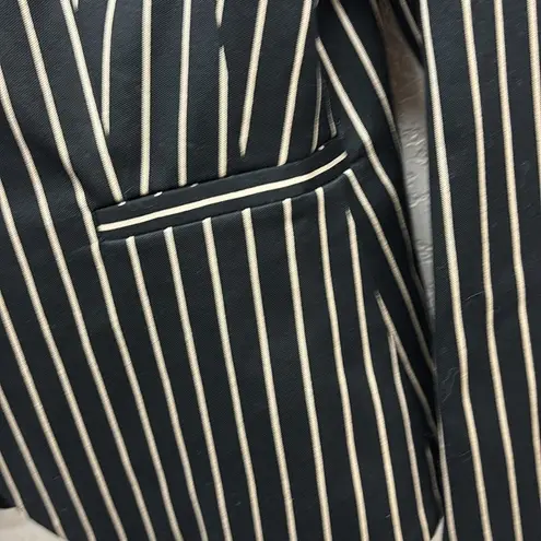 Ralph Lauren Women's Black Pinstripe Blazer Size 8p