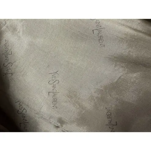 Saint Laurent Vtg Yves Small Blazer Velvet 2 Button Lined Brown Luxury