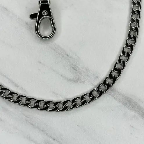 Silver Tone Flat Chain Link Purse Handbag Replacement Strap 48" ✨