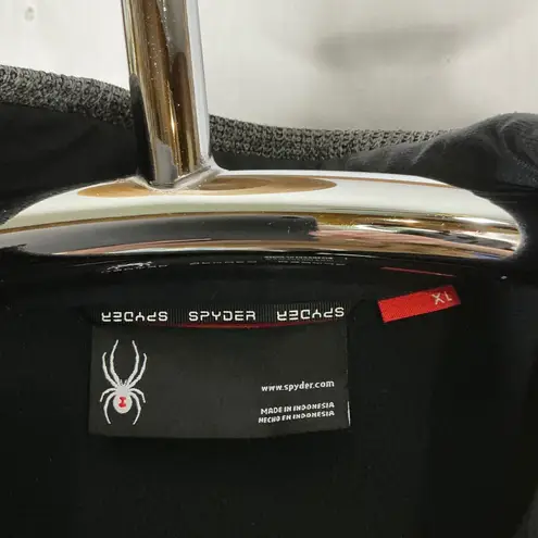 Spyder Full Zip Fleece Jacket Womens Large Gray Soft Warm Outdoor Layering