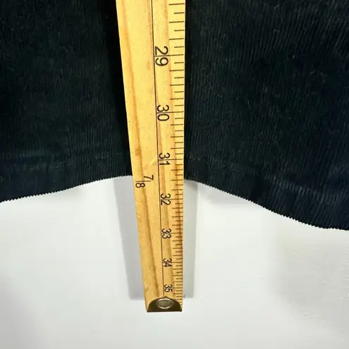 NYDJ Barbara Bootcut Pants 10 Black Corduroy Lift Tuck Stretch Academia Preppy