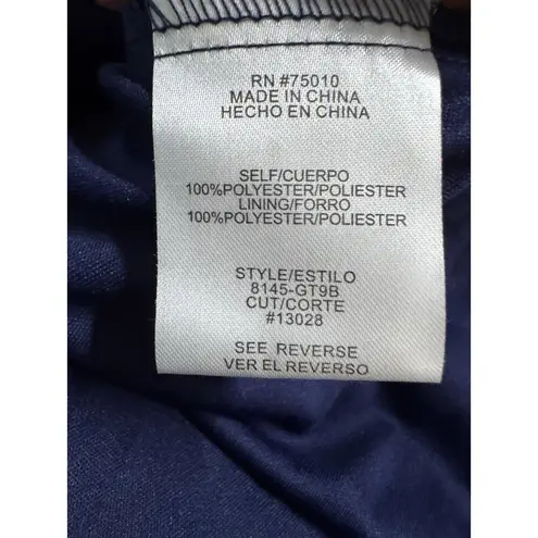 Say Yes To The Prom Juniors' Rhinestone-Trim Gown Size 15 Navy