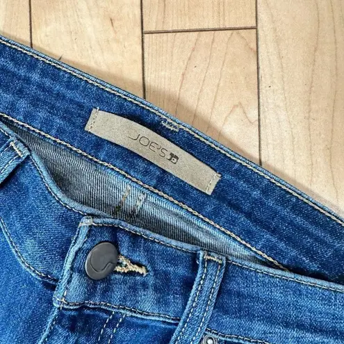 joe's jeans Mabel Skinny Crop Fun & Flirty Jeans w/ Fringe Hem - size 28