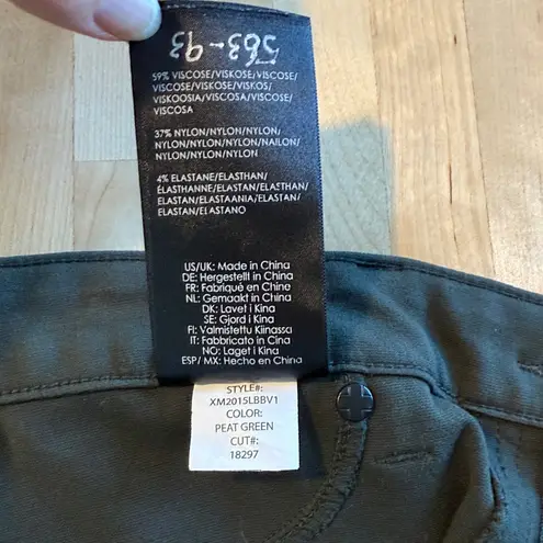 Liverpool Jeans Company Liverpool Mid-Rise Madonna Peat Green Ponte Knit Jegging Legging Pants, 8/ 29