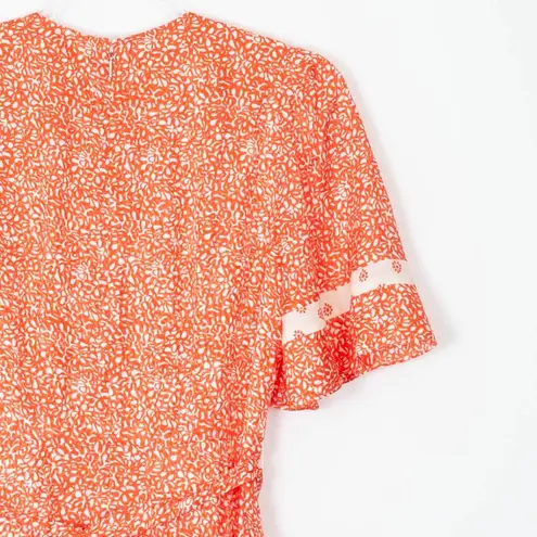 Rebecca Taylor Block Print Mix Silk Jacquard Dress Womens Size 4