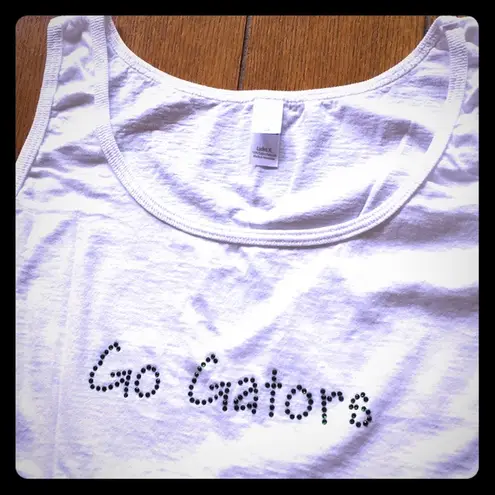 Gildan ❤️ 3/$20 Sale! ❤️ GO GATORS FSU Florida White Tank Top XL