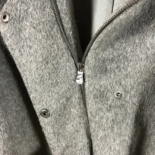 RALPH LAUREN Belted Wool Blend Coat 14 Gray