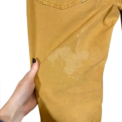 Pilcro Anthropologie The Yaya Crop Flare Pants in Bronze- PLEASE READ