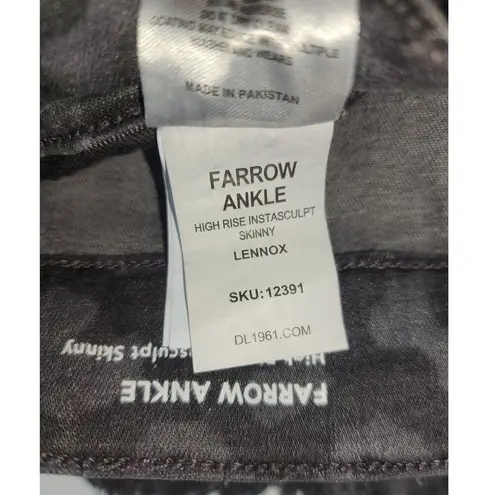 DL1961 Farrow Ankle Jeans Black Leopard Print Women's Sz 26