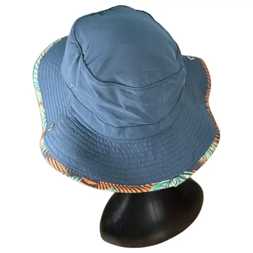 Mission Hats Blue Tropical Wide Brim Sun Hat One Size