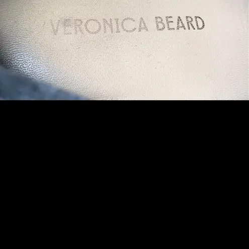 Veronica Beard  Black Stacked Heel Leather Logan Boots Sz 6