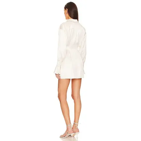 Majorelle Maritza Shirt Dress in Ivory Medium New Womens Blazer Jacket