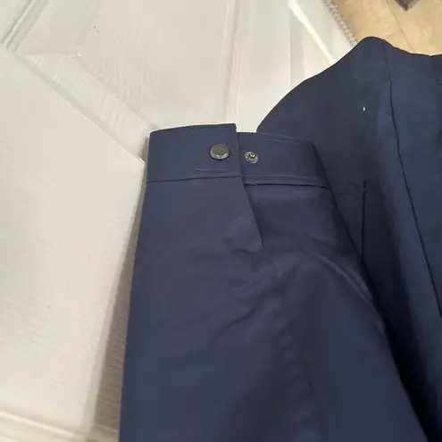 Hunter  Ladies' Rain Jacket Water Resistant Cotton Smock, Navy, Size Large,  NWT