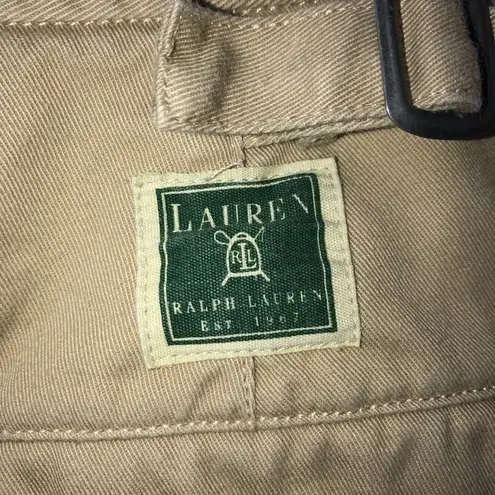 Ralph Lauren Lauren  Vintage High Waisted Khaki Shorts Sz 14