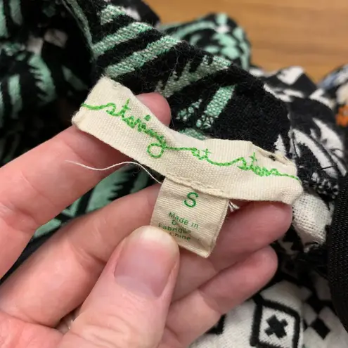 Staring At Stars Crop Top Womens Size Small Aztec Print Sleeveless Festival Top