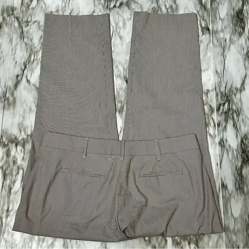 Etro Tan Pinstriped Ankle Chinos Versatile Business Casual Pants Summer Crisp Size 10