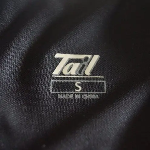 Tail Activewear Black With White Detail, Sleeveless Top