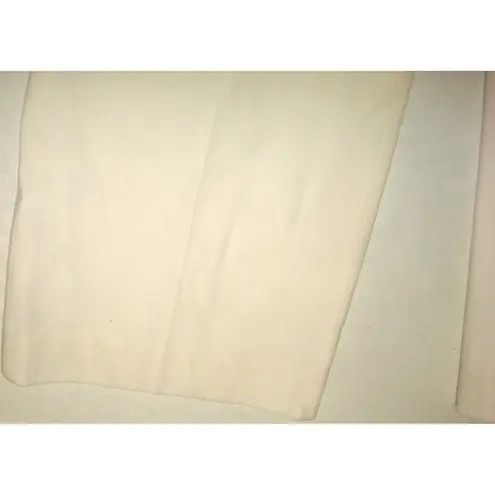 Womens Worth New York NWT $498 12 Pant Wool Lined Work Off White Office Tall 34"