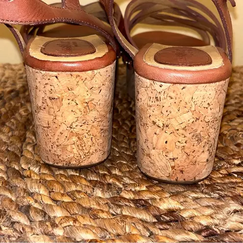 Bussola Mansfield Mavis Brown Leather Wedges 10 or 41 Size 10.5