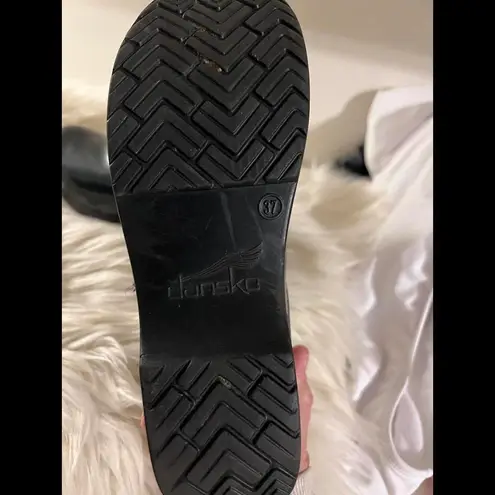 Dansko Professional Clogs - Dark Green Patent Leather size 37