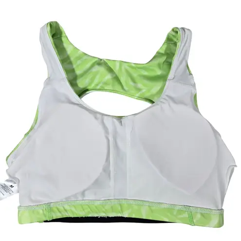 Juicy Couture  Sport Voltage Green Z-Pop Workout‎ Sports Bra M