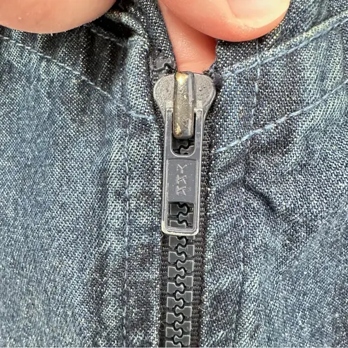 Women's Vintage 90s Country Grandma Embroidered Cottagecore Denim Jean Jacket M Blue Size M